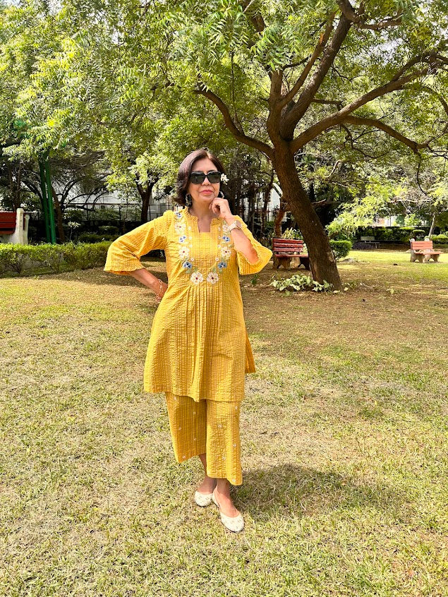 Yellow Daffodil Co Ord Set