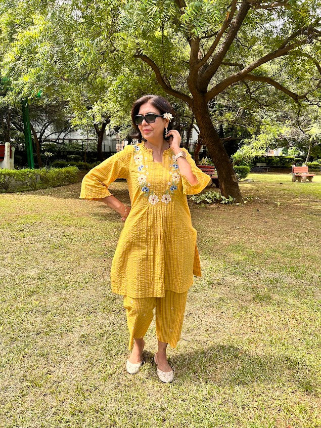 Yellow Daffodil Co Ord Set