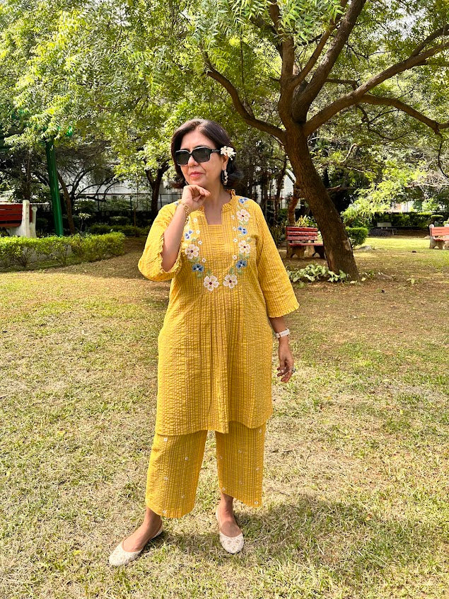 Yellow Daffodil Co Ord Set