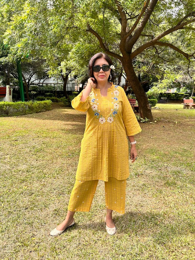 Yellow Daffodil Co Ord Set