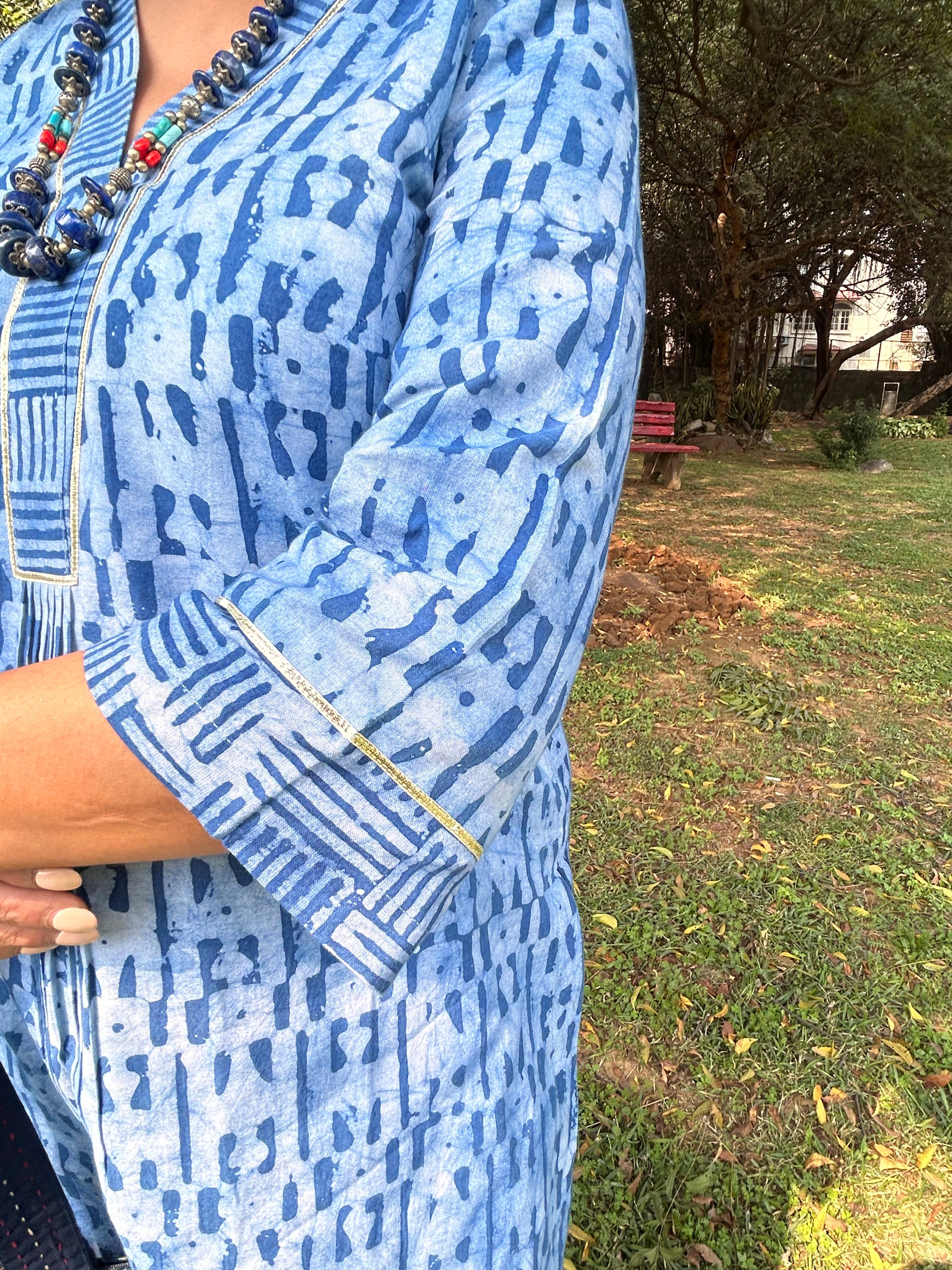 Indigo Art Co Ord Set