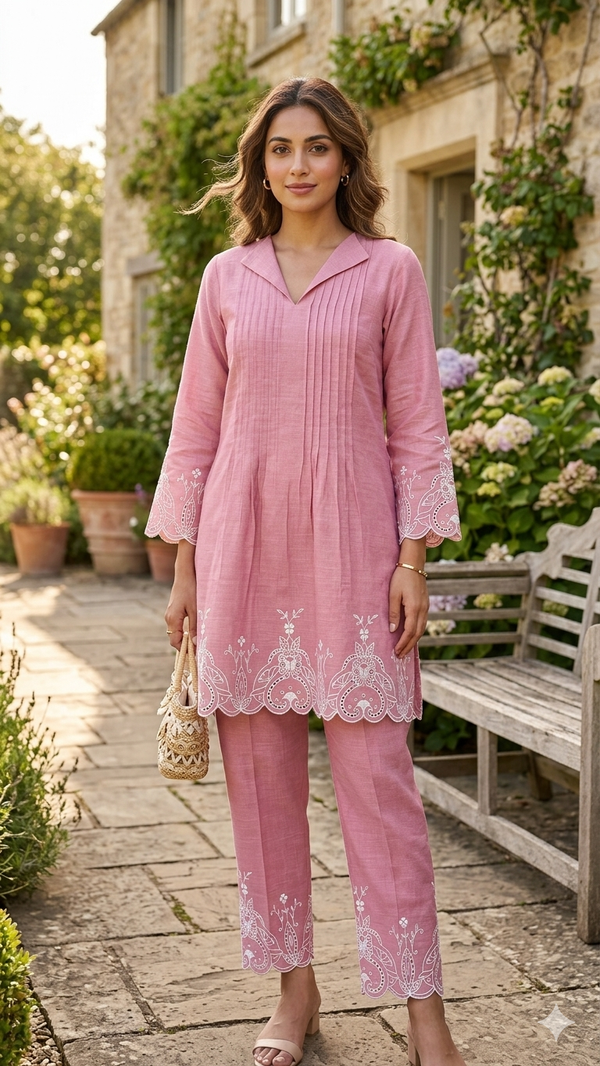 Pink Peony Garden Co-ord Set