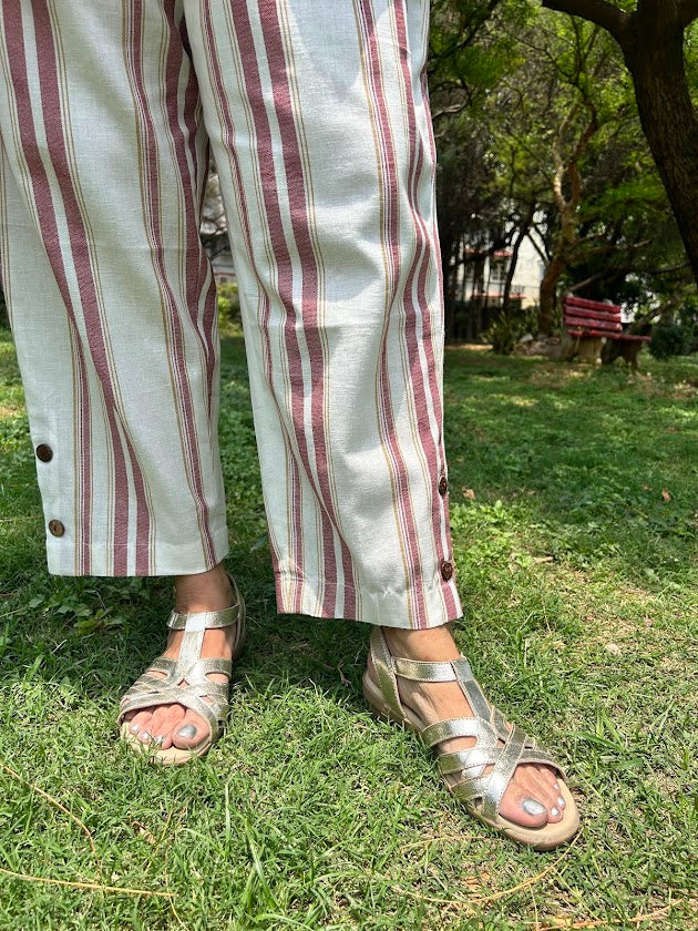 White Cotton Co Ord Set