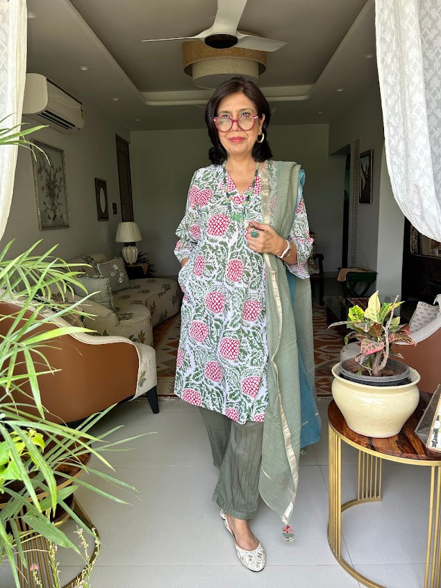 Pineapple Print Cotton Co Ord Set