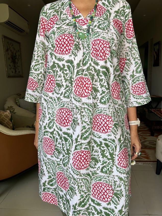Pineapple Print Cotton Co Ord Set