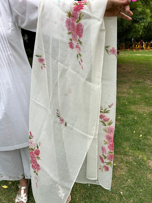 Cotton Snow White Co Ord Set