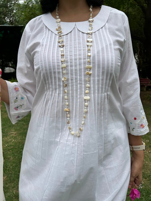 Cotton Snow White Co Ord Set