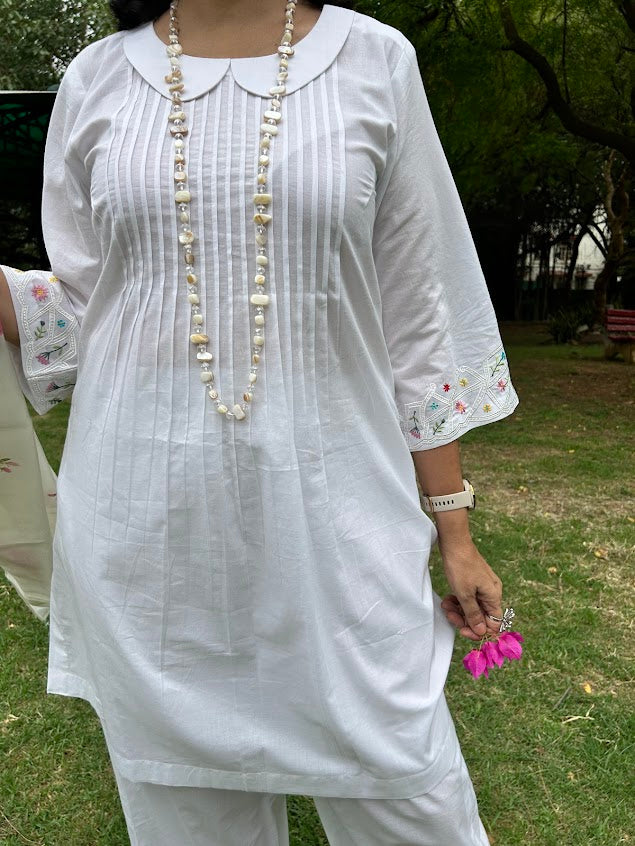 Cotton Snow White Co Ord Set