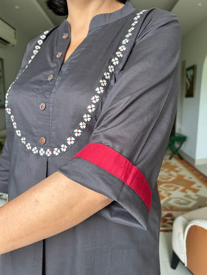 Mogra in Mud Kurta