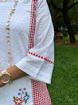 White Hakoba Co Ord Set