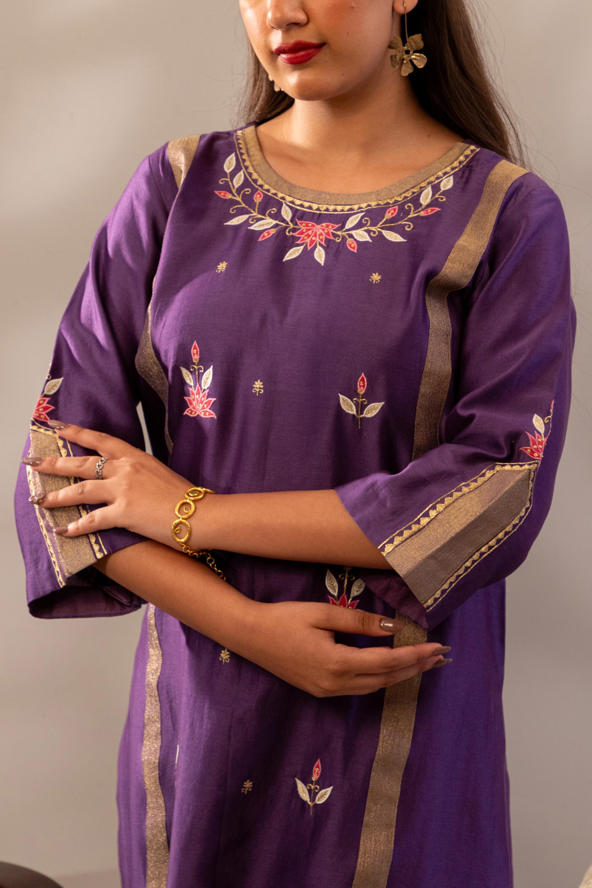 Jamuni Kamal Kurta Set