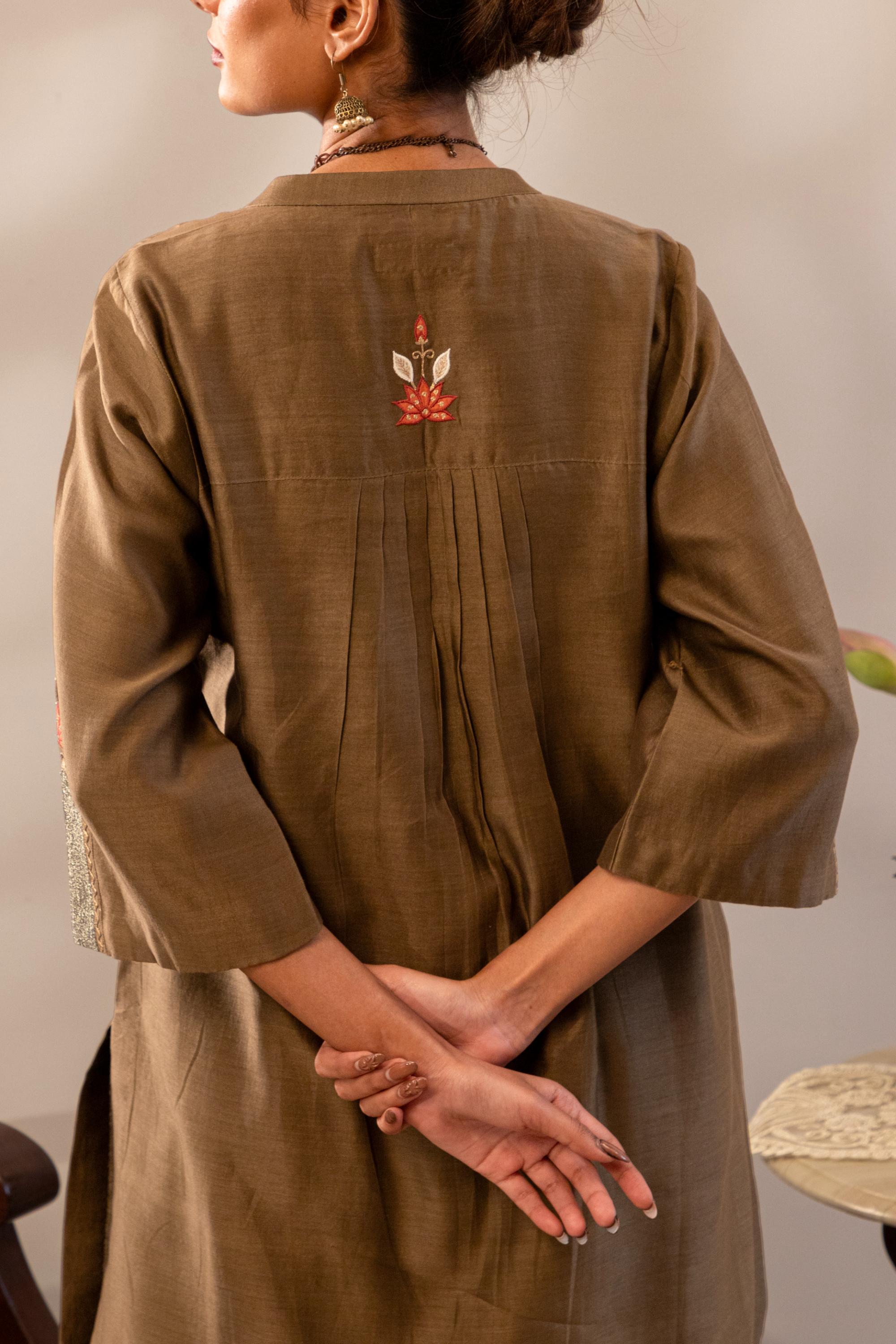Padma Raga Kurta Set