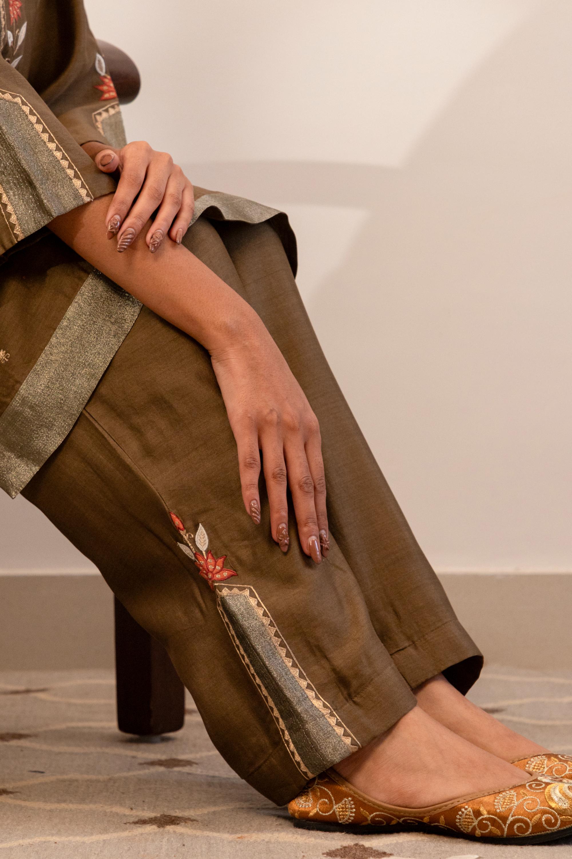 Padma Raga Kurta Set