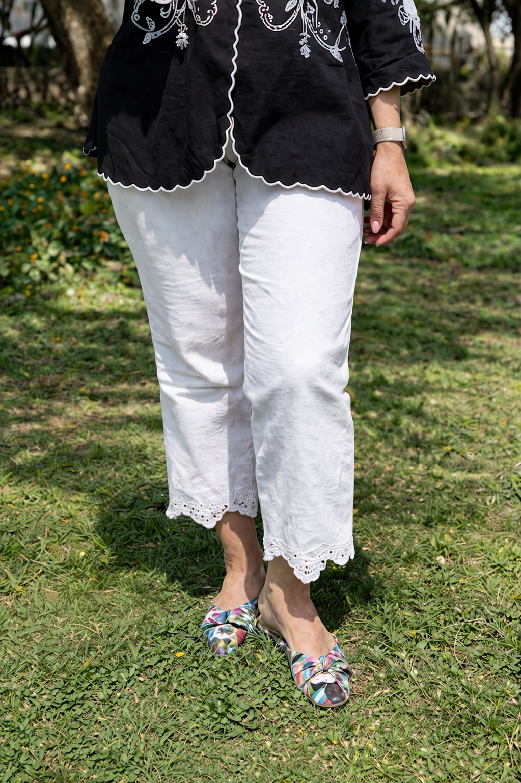 Moonlight Cutwork Pants