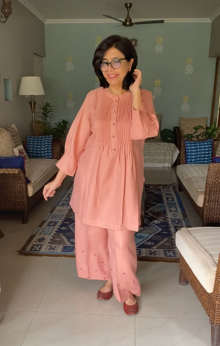 Peach Co Ord Set