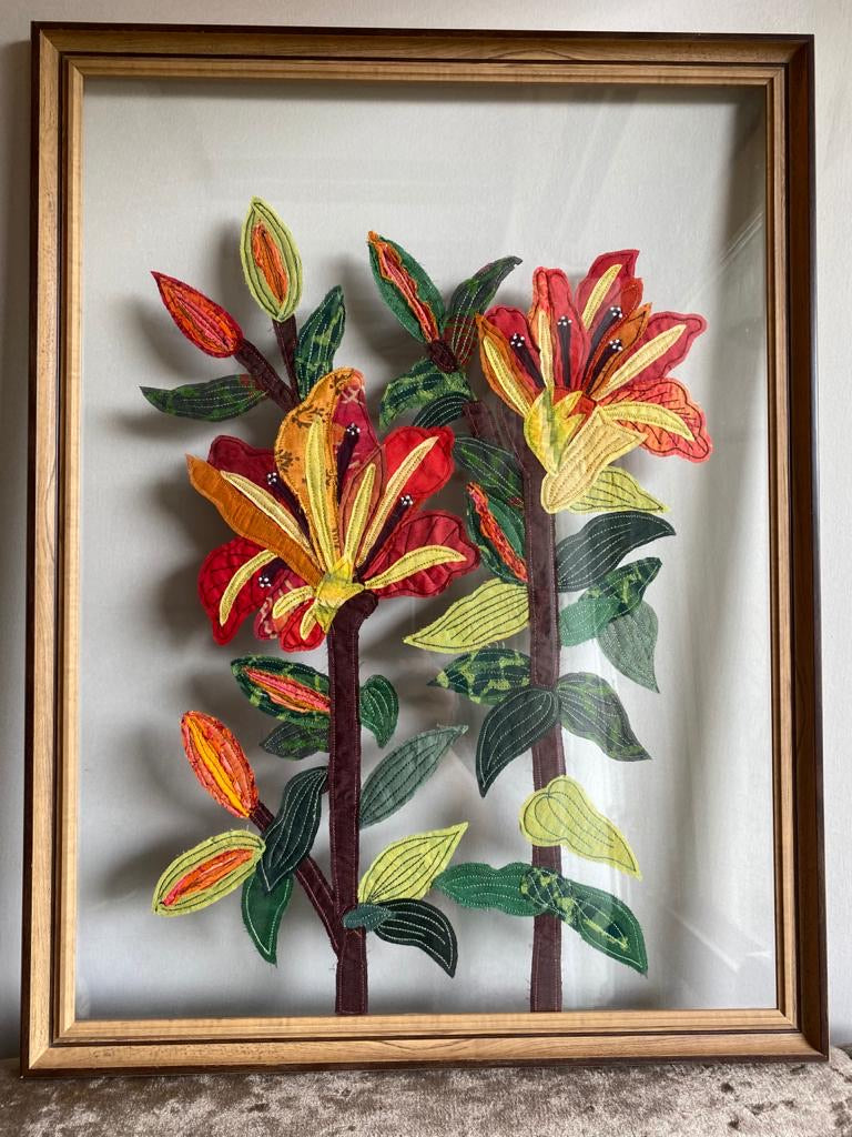 Tiger Lilies framed Artwork