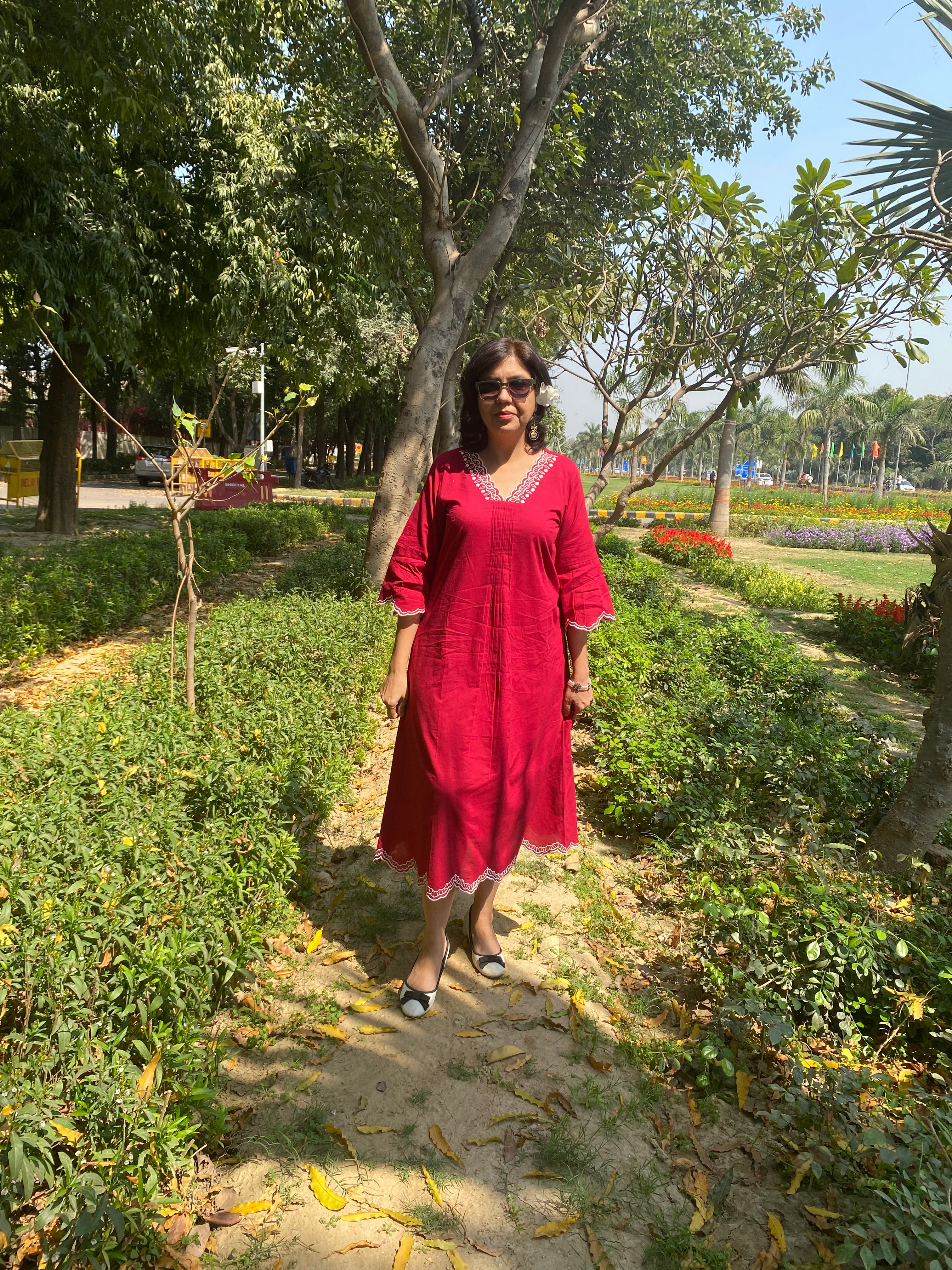 Indian rose dress